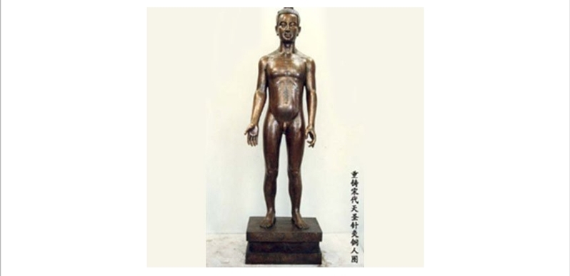  全铜170CM仿宋天圣针灸铜人 (BIX/T1007)